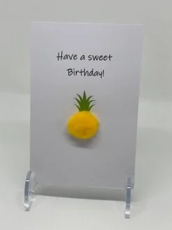 Have a Sweet Birthday - Pom Pom greeting card