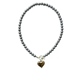 Hematite Love Necklace