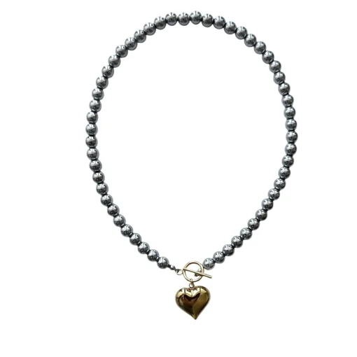 Hematite Love Necklace