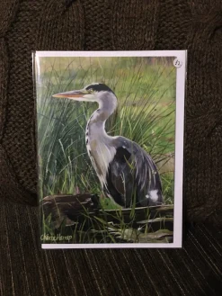 Heron Greetings Card