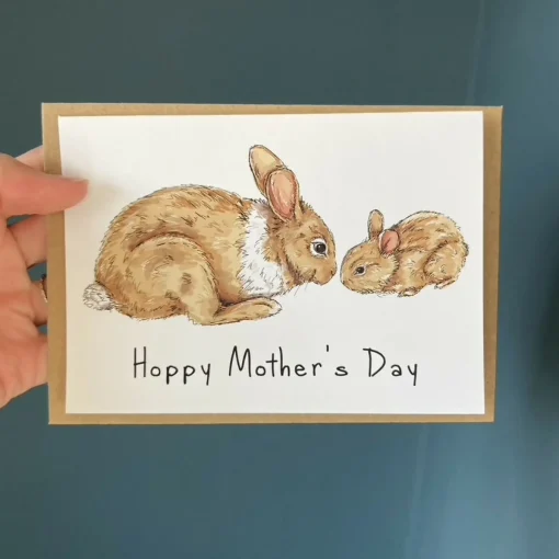 Hoppy Mother's Day Greetings Card