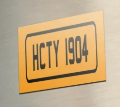 Hull City Magnet REGISTRATION PLATE Design