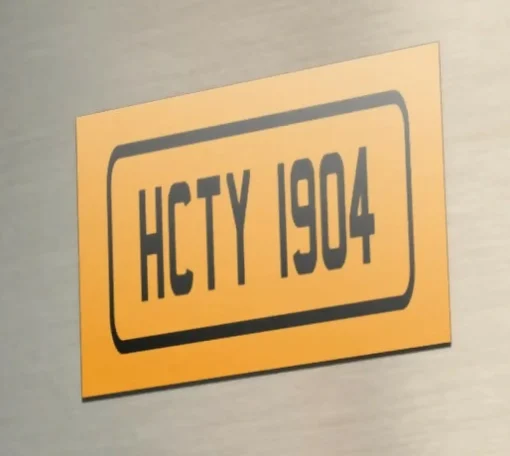 Hull City Magnet REGISTRATION PLATE Design