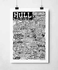 Hull Landmarks | Hand-Drawn Celebratory Art | Art & Soul