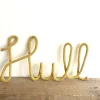 Hull Wire word Decoration
