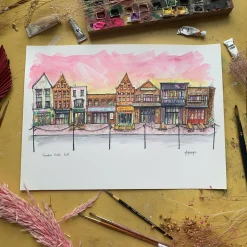 Humber Street A3 Unframed Print | Art & Soul