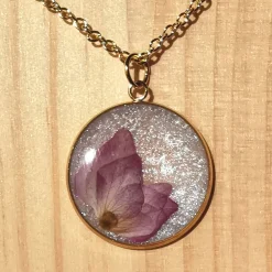 Hydrangea Pendant Necklace