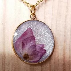 Hydrangea Pendant Necklace