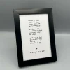 I Know It's Hard, I Know It's Tough Mini Frame