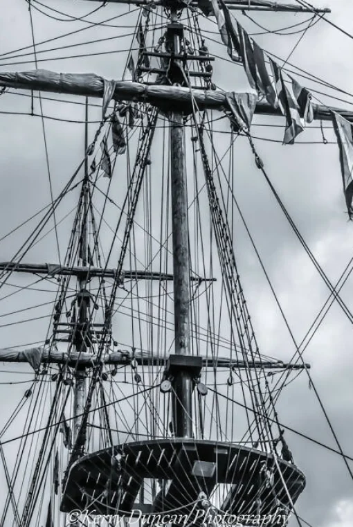 In The Rigging - A3 mounted