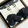 Iris / Statement Dangles / Black