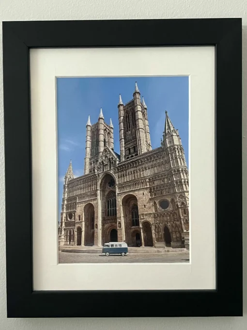 It looks Like A Toy In Comparison To Its Majesty (frame 23x28.5)