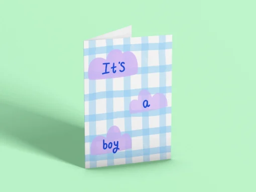 It’s a boy card