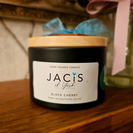 Jacis of York 230ml Scented Botanical Candle - Black Cherry