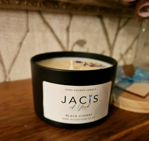 Jacis of York 230ml Scented Botanical Candle - Black Cherry