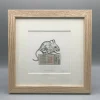 Just the ticket - (21/25) Handmade L/E Dry Point Print with Chine Coll