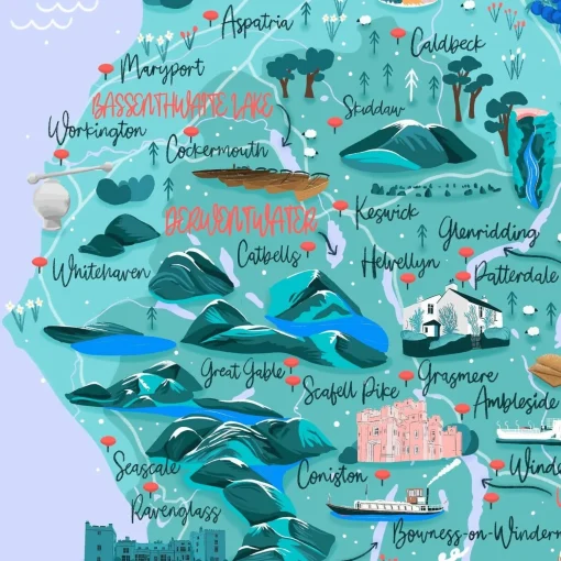 Lake District Art Print – Stunning Giclée Artwork | Art & Soul