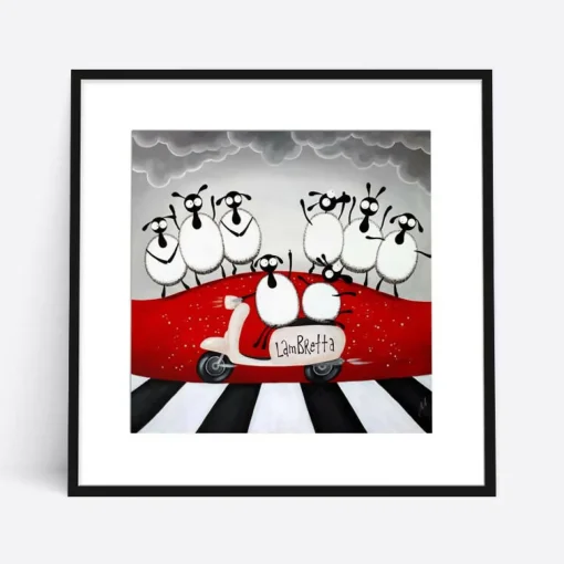 Lambretta - Quirky 16” Limited Edition Print | Art & Soul