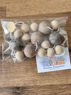 Large Feltball Garland