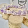 Lavender amethyst chip bracelet