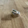 Lead Detail Silver Plated Spiral Spoon Ring