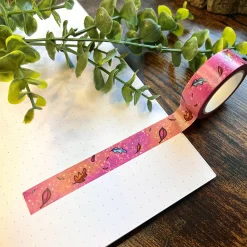 Leaf Flutter Washi Tape | Colorful Leaf Art | Art & Soul