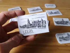 Leeds Skyline Souvenir Magnet