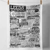 Leeds Tea Towel | Hand-Drawn City Landmarks | Art & Soul