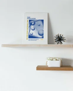 Leeds Utd Art Print PSYCHEDELIC Design in White