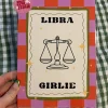 Libra Girlie Print A5