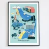 Light Scarborough Art Print – Charming Giclée Artwork | Art & Soul