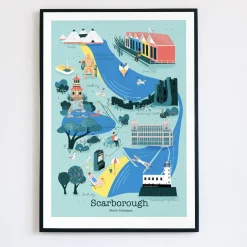 Light Scarborough Art Print – Charming Giclée Artwork | Art & Soul