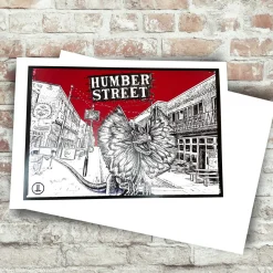 Lincoln Lightfoot Greetings Card | Unique Hand-Drawn Art | Art & Soul