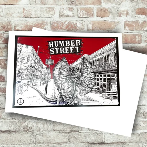 Lincoln Lightfoot Greetings Card | Unique Hand-Drawn Art | Art & Soul