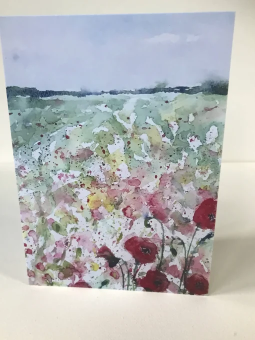 LINCOLNSHIRE POPPIES - CARD