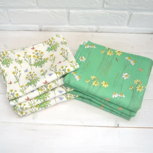 Linen Tea Towel - Daffodils