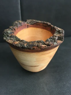 Live Edge Oak Bowl - Rustic