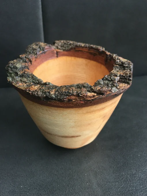 Live Edge Oak Bowl - Rustic