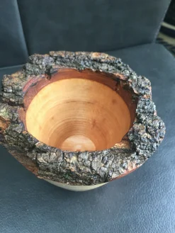 Live Edge Oak Bowl - Rustic