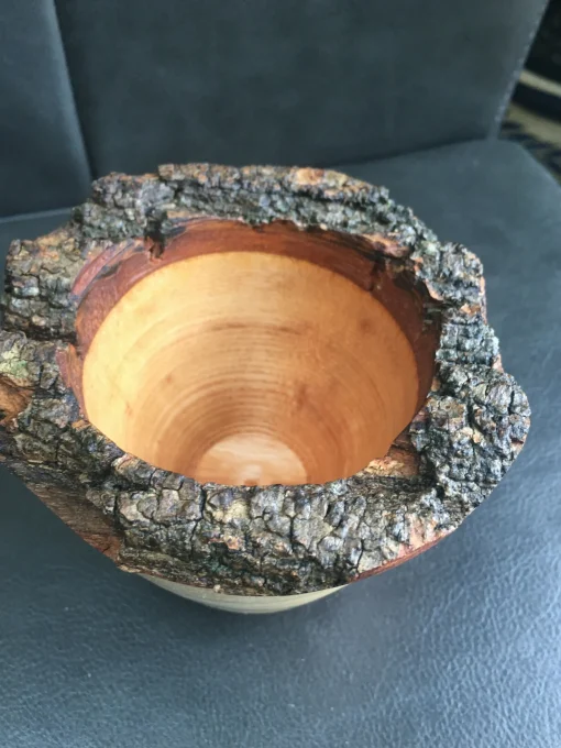 Live Edge Oak Bowl - Rustic