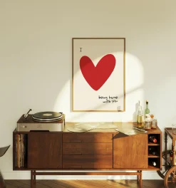 Love Being Home with You Print - Heartfelt Art | Art & Soul