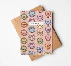 Love Hearts Valentine’s Day Card