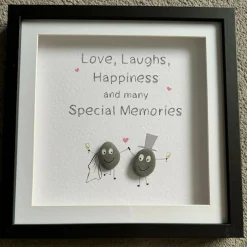 Love, Laughs & Happiness Wedding - Square Medium