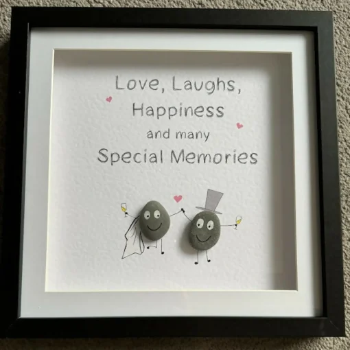 Love, Laughs & Happiness Wedding - Square Medium