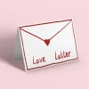 Love Letter Valentines Card