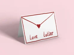 Love Letter Valentines Card