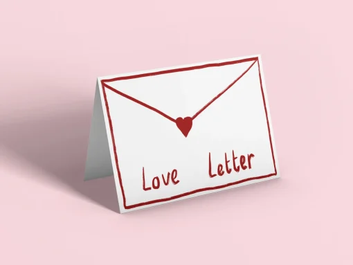 Love Letter Valentines Card