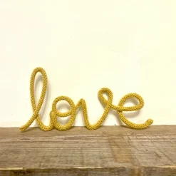 Love Wire Word Decoration