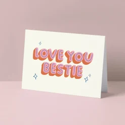 Love You Bestie Greetings Card