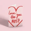 Love You The Most Card